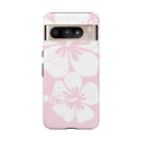 "The Classic Hibiscus"  Phone Case - Distressed Pink