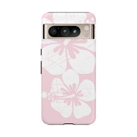 "The Classic Hibiscus"  Phone Case - Distressed Pink