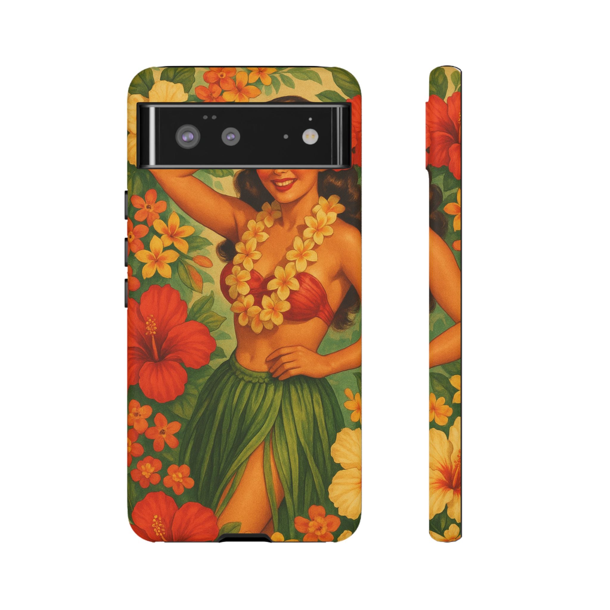 “Vintage Hula Bloom” Phone Case