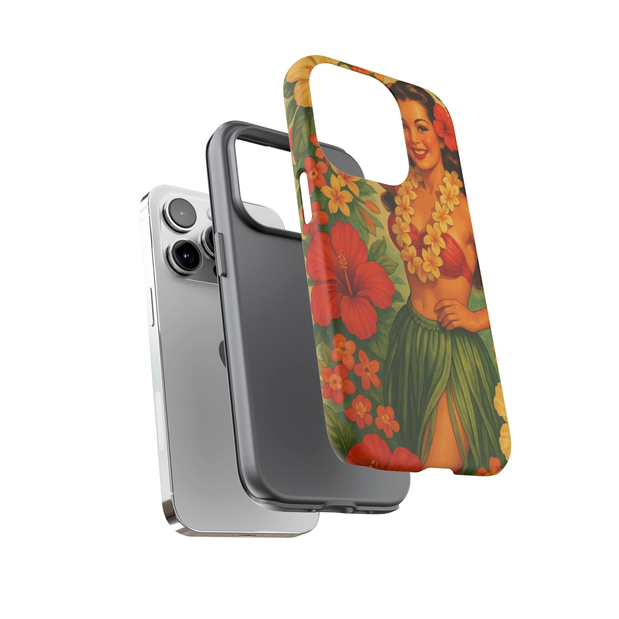 “Vintage Hula Bloom” Phone Case