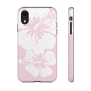 "The Classic Hibiscus"  Phone Case - Distressed Pink