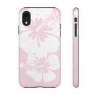 "The Classic Hibiscus"  Phone Case - Distressed Pink