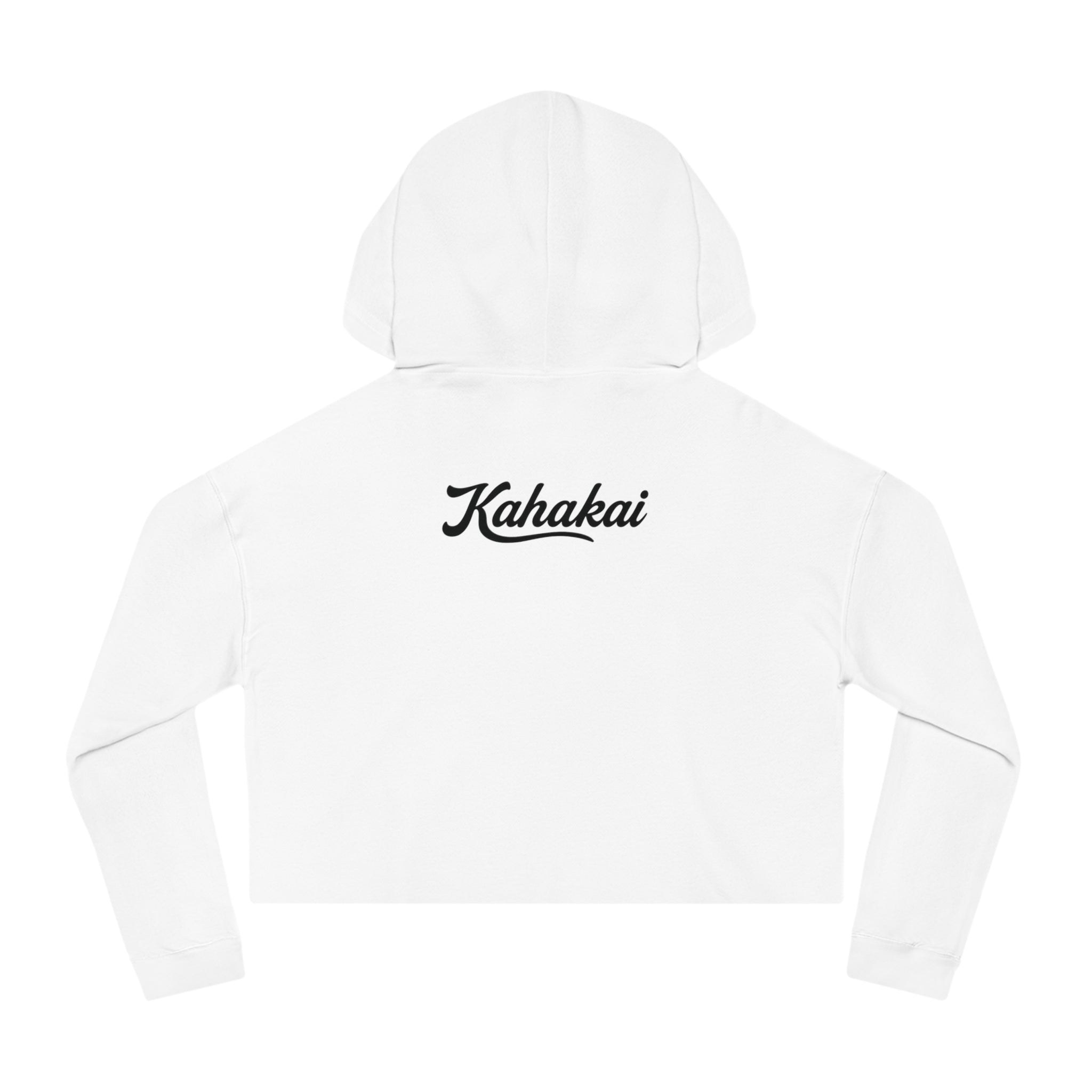 "Shaka Power" Cropped Hoodie Sweatshirt