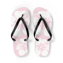 "The Classic Hibiscus" Flip Flop - Distressed Pink