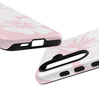 "The Classic Hibiscus"  Phone Case - Distressed Pink
