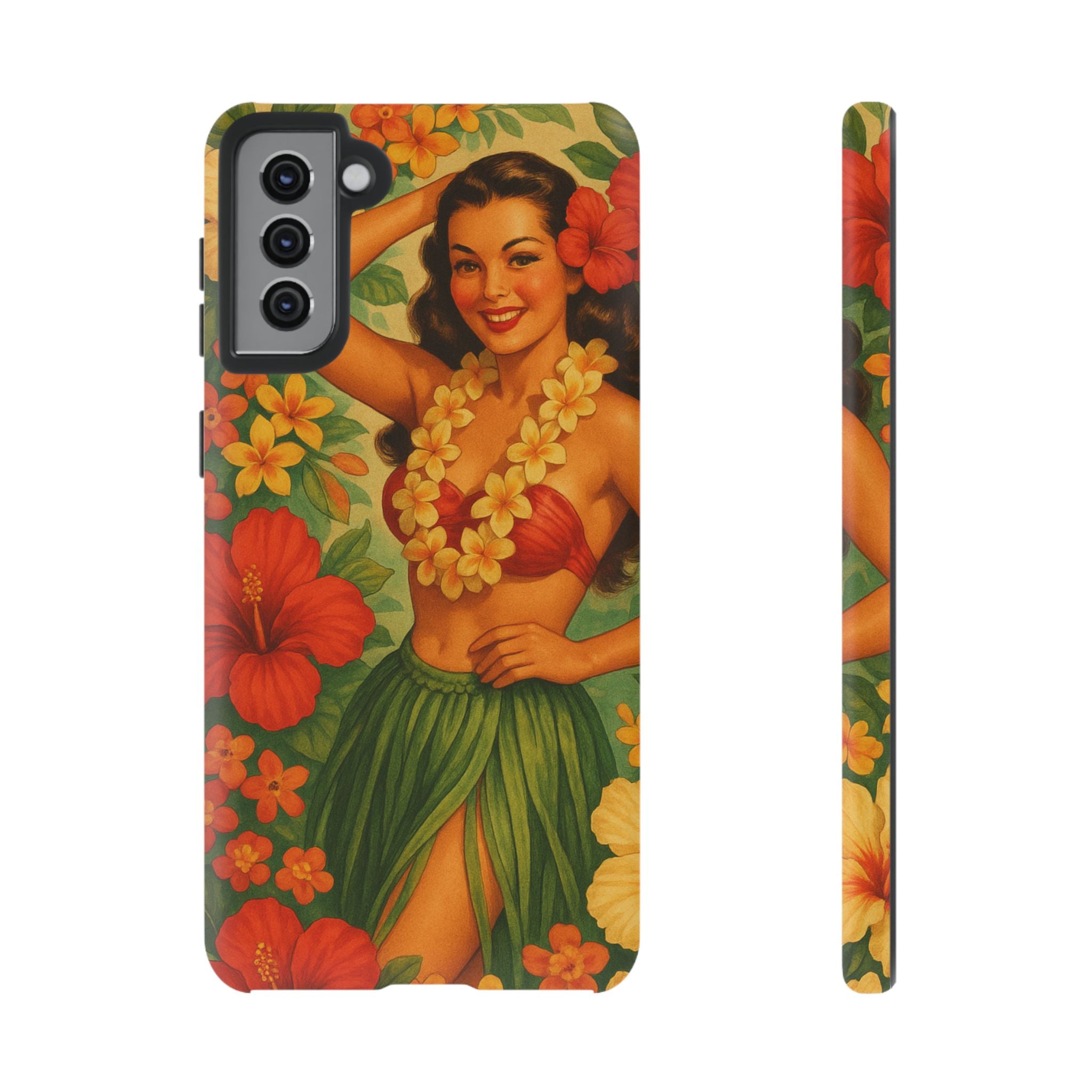“Vintage Hula Bloom” Phone Case