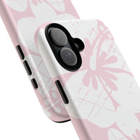 "The Classic Hibiscus"  Phone Case - Distressed Pink