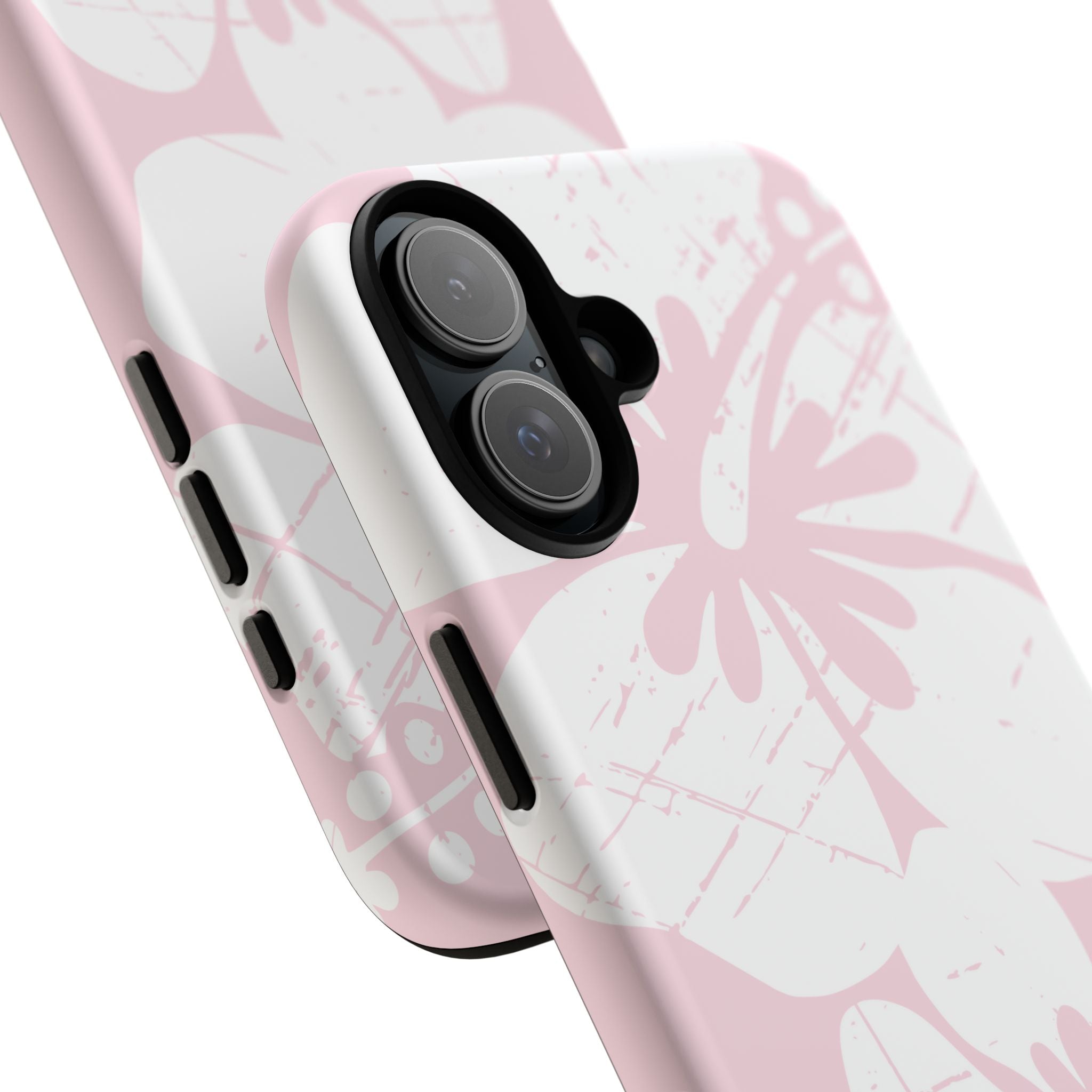 "The Classic Hibiscus"  Phone Case - Distressed Pink