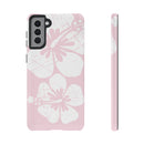 "The Classic Hibiscus"  Phone Case - Distressed Pink