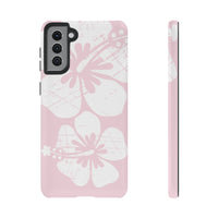 "The Classic Hibiscus"  Phone Case - Distressed Pink