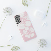 "The Classic Hibiscus"  Phone Case - Distressed Pink