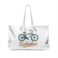 "Kahakai Beach Cruiser" Beach Bag