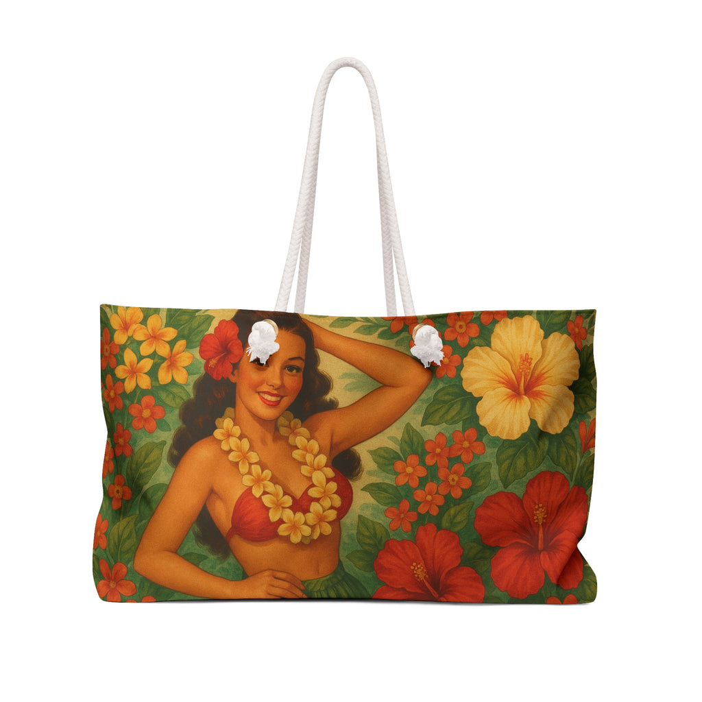 Kahakai Vintage Hula Bloom Beach Bag