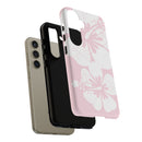"The Classic Hibiscus"  Phone Case - Distressed Pink