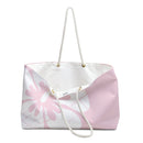 "The Classic Hibiscus" Beach Bag - Distressed Pink