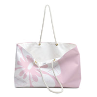 "The Classic Hibiscus" Beach Bag - Distressed Pink