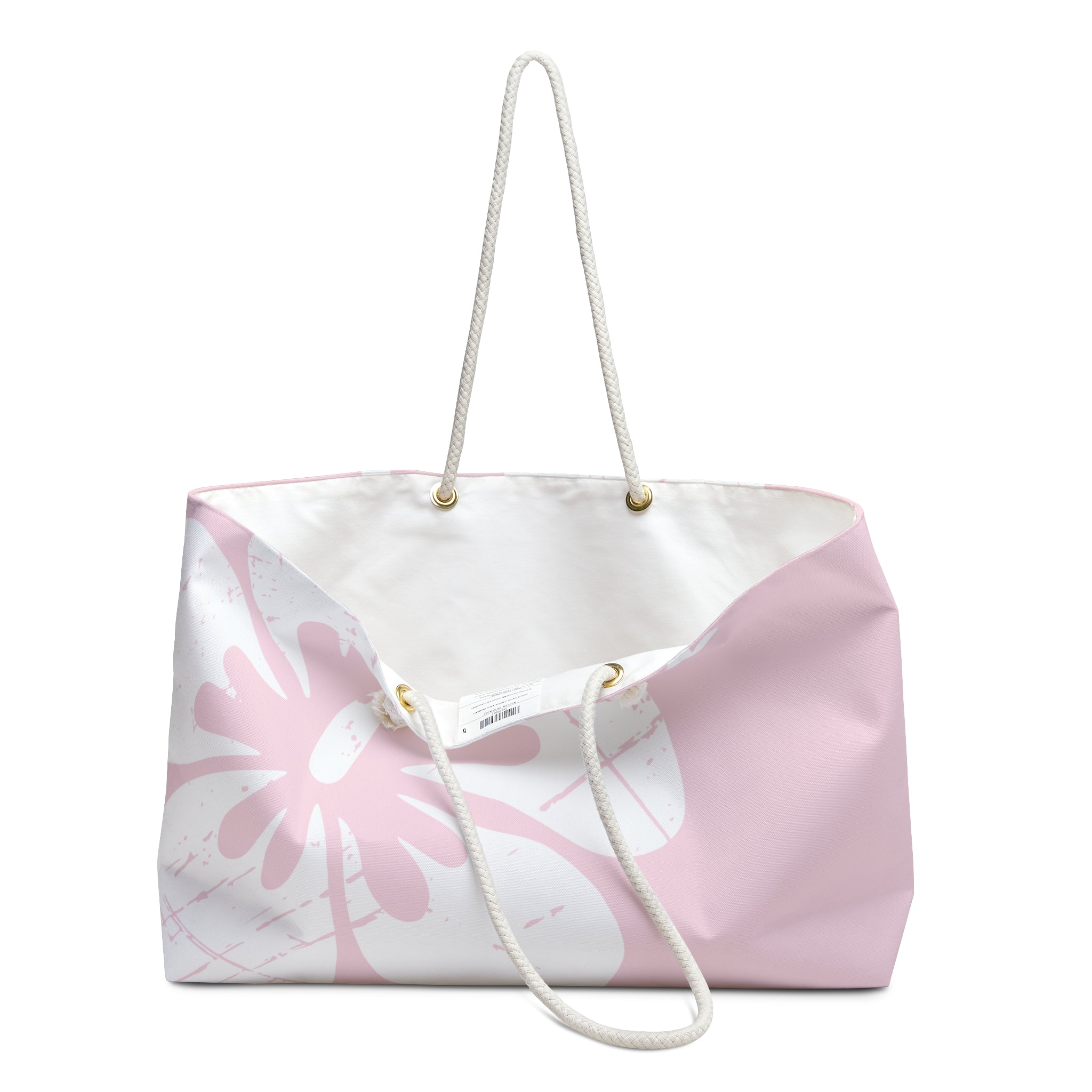 "The Classic Hibiscus" Beach Bag - Distressed Pink