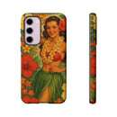 “Vintage Hula Bloom” Phone Case
