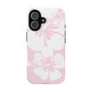 "The Classic Hibiscus"  Phone Case - Distressed Pink