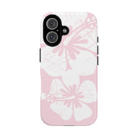"The Classic Hibiscus"  Phone Case - Distressed Pink