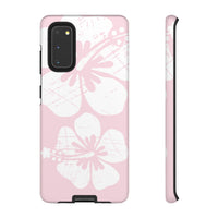 "The Classic Hibiscus"  Phone Case - Distressed Pink