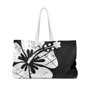 "The Classic Hibiscus" Beach Bag - Distressed Black