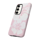 "The Classic Hibiscus"  Phone Case - Distressed Pink
