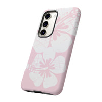 "The Classic Hibiscus"  Phone Case - Distressed Pink